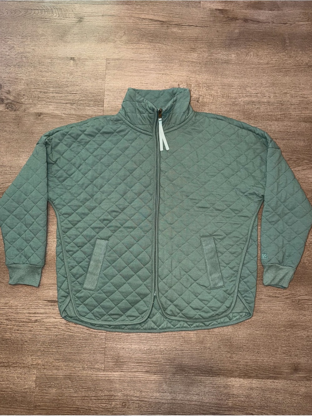 Avalanche Quilted Zip-Front Women’s Jacket in Sage Green